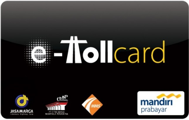 E-Toll Bank Mandiri (Foto Ist)