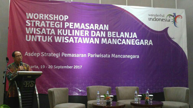 Workshop 'Marketing Strategy Culinary Tour and Shopping for International Travelers (Photo: Kemenpar)