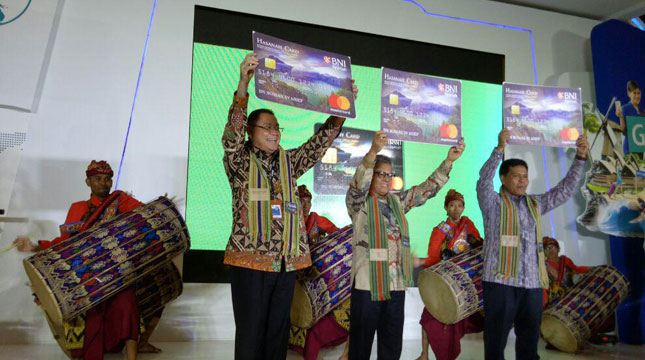 Launching BNI iB Hasanah Card, Official Travel Card for Worlds Best Halal Tourism Destination, at Jakarta Convention Center (JCC) (Chodijah Febriyani / Industry.co.id)