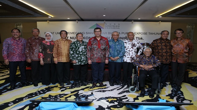 Jajaran direksi dan komisaris PT Nusa Kontruksi Enginering Tbk (GDIK) 