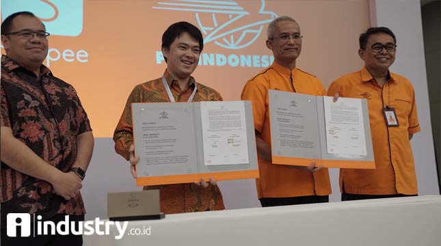 Shopee Gandeng Pos Indonesia Dukung UKM Lokal Melalui E-Commerce