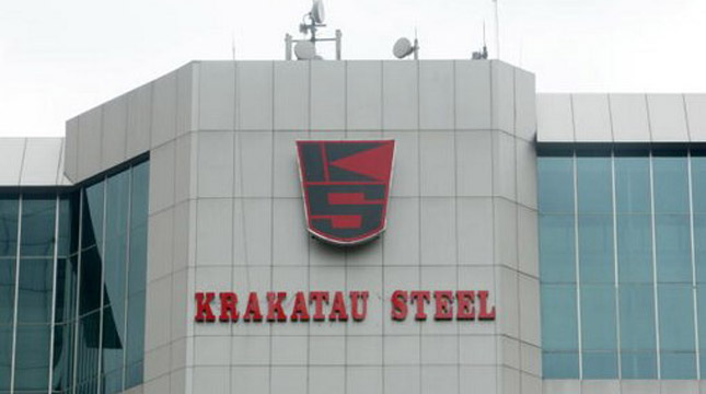 Krakatau Steel Building. (Dimas Ardian / Bloomberg / Getty Images)