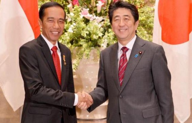 President Jokowi and Japanese Prime Minister Shinzo Abe (Foto Ist)