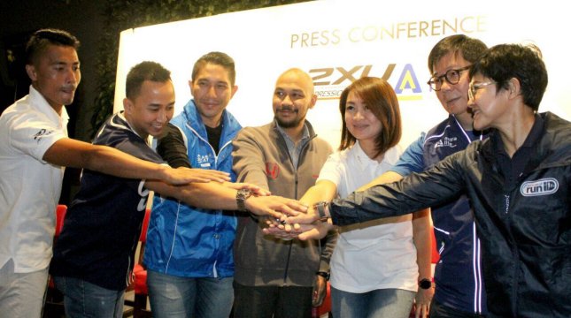 2XU Run Press Conference 2017 at Gandaria City, Jakarta, Friday (17/11/2017). (Photo: IST)