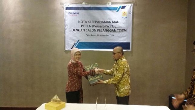 PLN signed an MoU with several major companies such as industrial estates and gold mining areas.