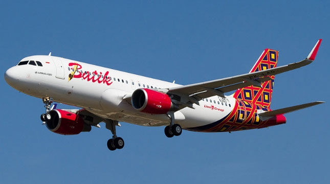 Indonesian Airline, Batik Air (Photo: trans lampung)