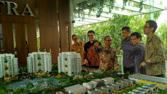 PT Ciputra Residence performs a Topping Off procession or closes the construction of Tower A and B CitraLake Suites apartments