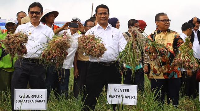 Menteri Pertanian RI Andi Amran Sulaiman melakukan kunjungan kerja di Nagari Rimbo Data