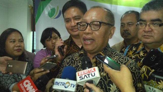 Dirut BPJS Ketenagakerjaan Agus Susanto, Menara Jamsostek, Kamis 23/3 (Fadli: Industry.co.id)