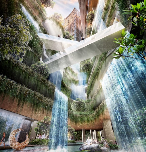 Grand Shamaya 'Water Fall' Project PT PP Property (dok INDUSTRY.co.id)