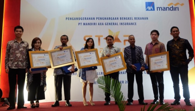 There are 5 workshops that get Gold Workshop from AXA Mandiri, Surya Sakura Indah Motor (Jakarta), Karya Indah Motor (Bekasi), Millennium Motor (Bogor), Metro Auto Care (Tangerang) and Karya Agung Cilegon (Cilegon).