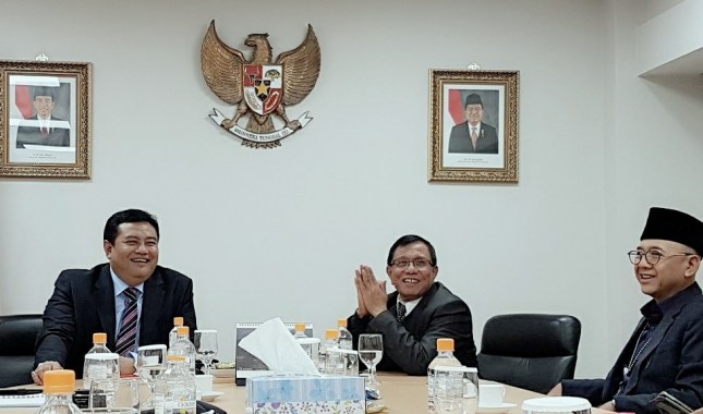 Dubes Indonesia untuk Korsel, Umar Hadi bersama Delegasi PWI (dok INDUSTRY.co.id) 