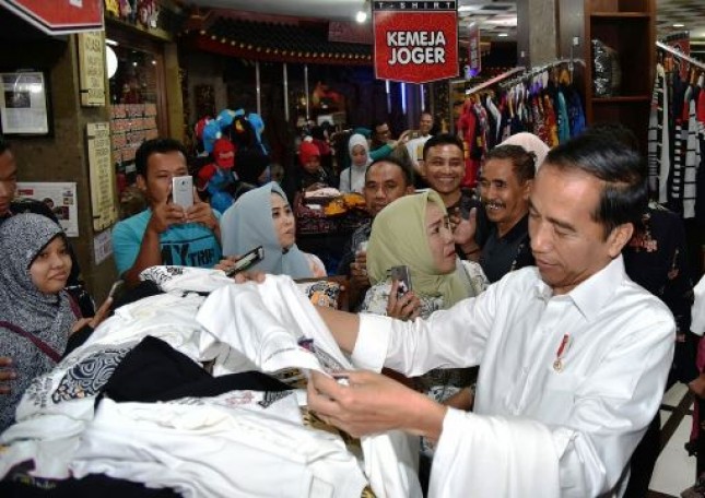 Presiden Jokowi kunjungi Joker Bali (Foto Setkab)