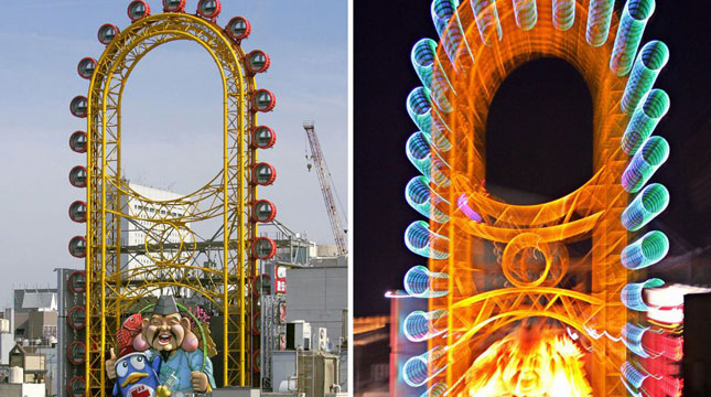Ferris Wheel Dotonbori, Ride Games in Osaka, Japan (Photo: cnn.com)
