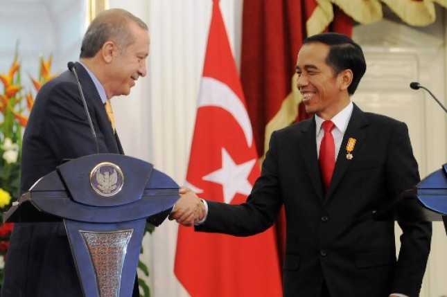 President Jokowi and Turkish President Recep Tayyip Erdogan (Foto Setkab)