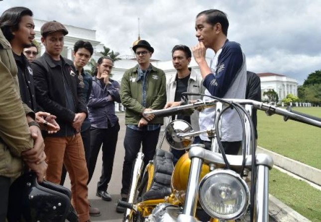 President Jokowi Buy Chopperland Motor