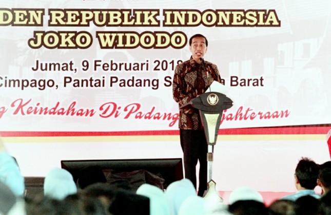 Presiden Jokowi di HPN 2018 (Rino/ INDUSTRY.co.id)