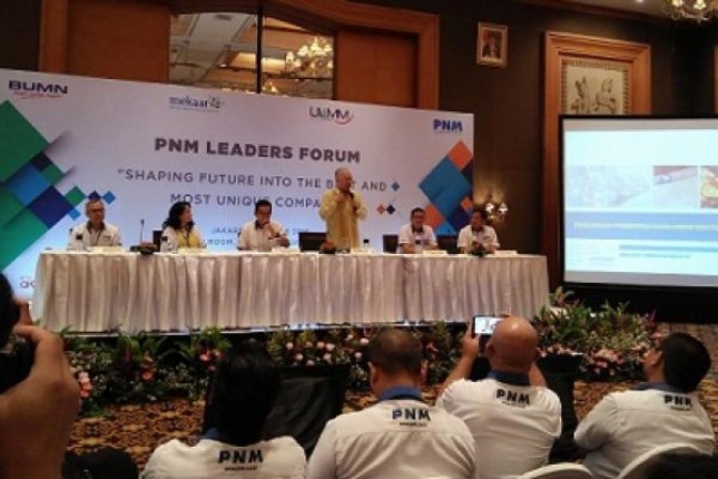 Menteri Perdagangan Enggartiasto Lukita dalam acara "PNM Leaders Forum" (Foto: Indonews)