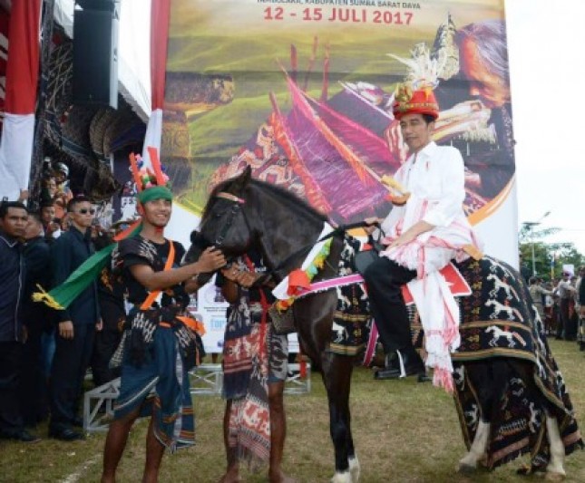 President Joko Widodo at Sumba NTT Event