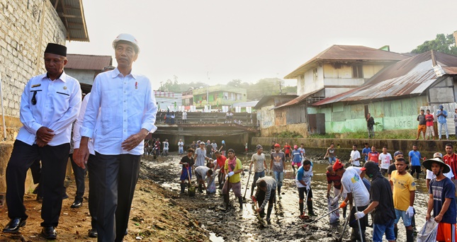 Presiden Jokowi kunjungan kerja ke Ambon Maluku (Foto Setkab)