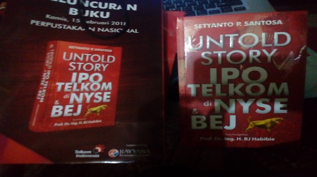 Buku Untold Story IPO Telkom di NYSE dan BEJ