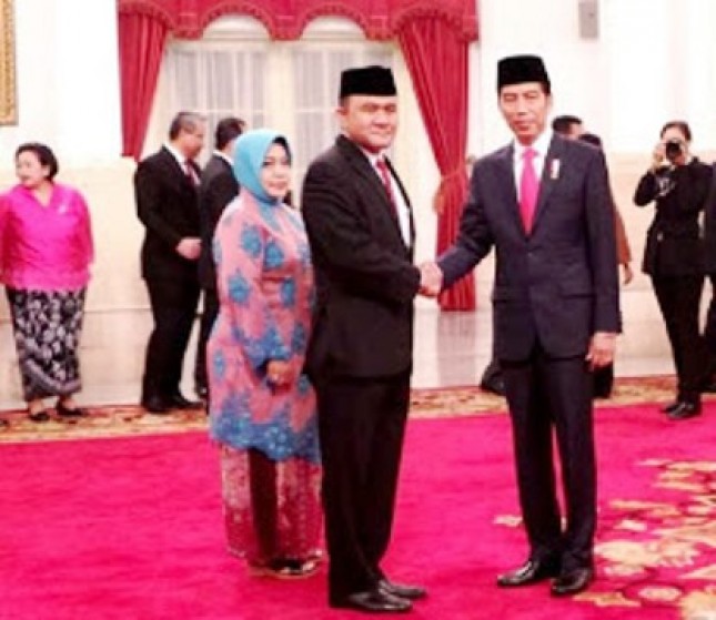 Presiden Jokowi dan Kepala BNN Heru Winarko (Foto Setpres)