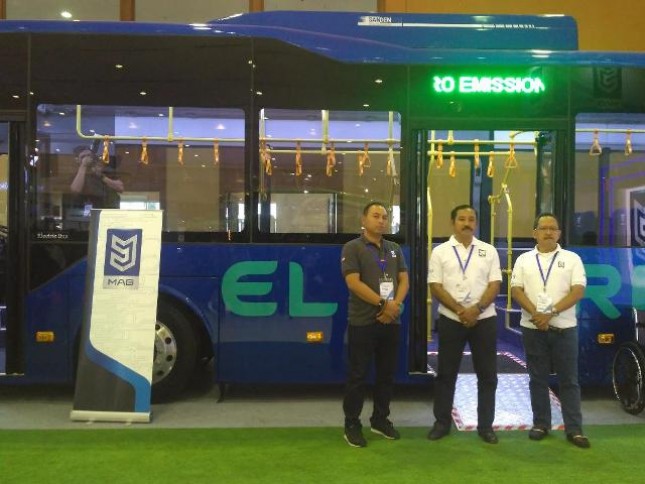 PT Mobil Anak Bangsa immediately mass production of electric bus brand MAB (Photo: Fadli INDUSTRY.co.id)