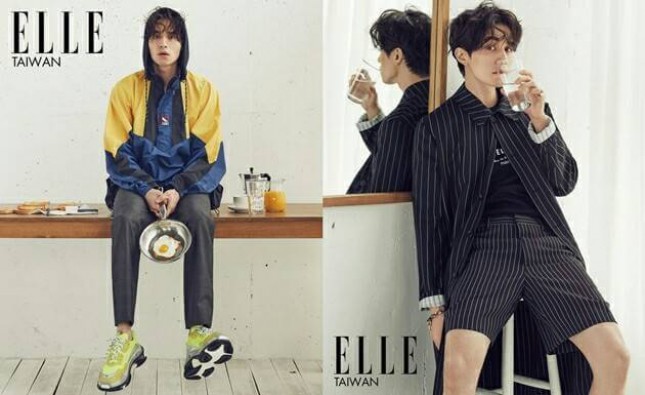 Lee Dong Wook in Elle Taiwan magazine March 2018 edition. (Photo: Elle Taiwan)