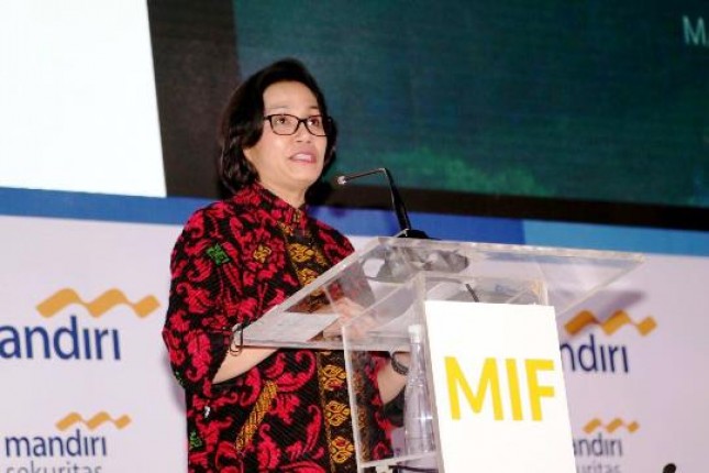 Menkeu Sri Mulyani (Foto Rizki Meirino)