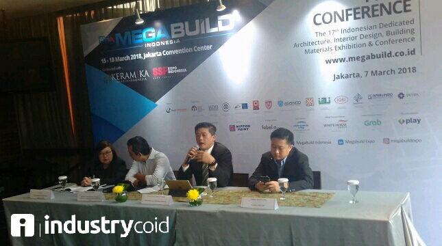 Megabuild Indonesia 2018 press conference (Hariyanto / INDUSTRY.co.id)