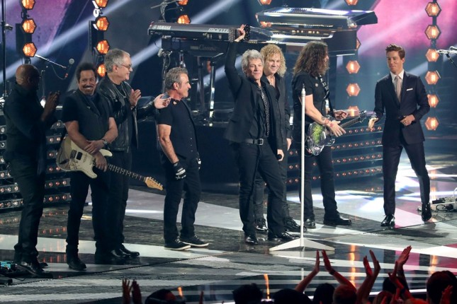 Bon Jovi on stage iHeartRadio Music Awards 2018. (Source: PEOPLE)