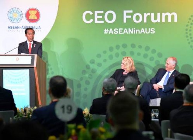 President Jokowi at the ASEAN-Australia Summit (Photo Setkab)