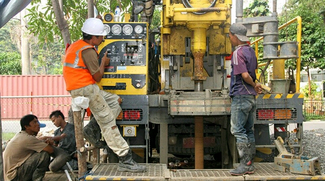 Pembangunan sumur bor