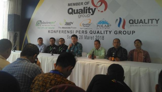 PT Quality Technic mengumumkan kerja samanya dengan PT Freeport Indonesia dalam pemenuhan kebutuhan listrik dan penerangan di bumi Cendrawasih Papua sejak Maret 2018.
