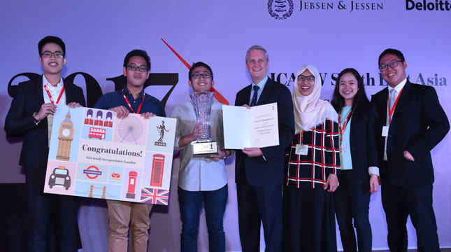Universitas Indonesia Juara ICAEW Southeast Asia Business Challenge 2017