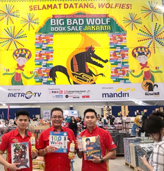 Singa Mas Indonesia is here to increase reading interest through Big Bad Wolf 2018