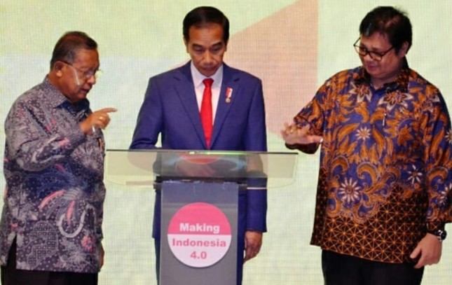 President Jokowi opens Roadmap Industry 4.0 event