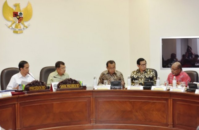 President Jokowi Limited Meeting to Discuss Papua Infrastructure (Photo Setkab)