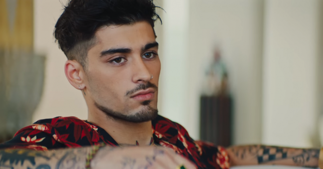 Zayn Malik in the video clip Let Me. (Source: YouTube)