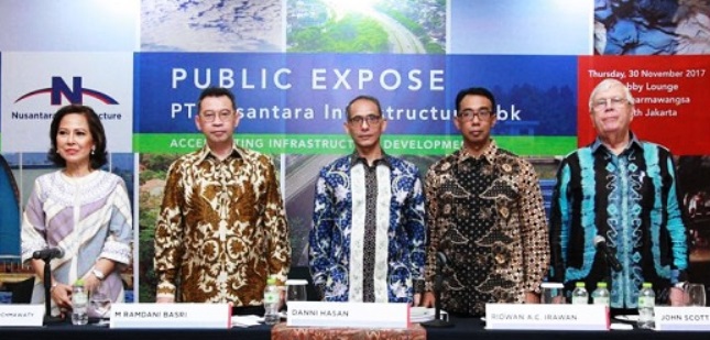 PT Nusantara Infrastructure Tbk (META) (Foto Abe)