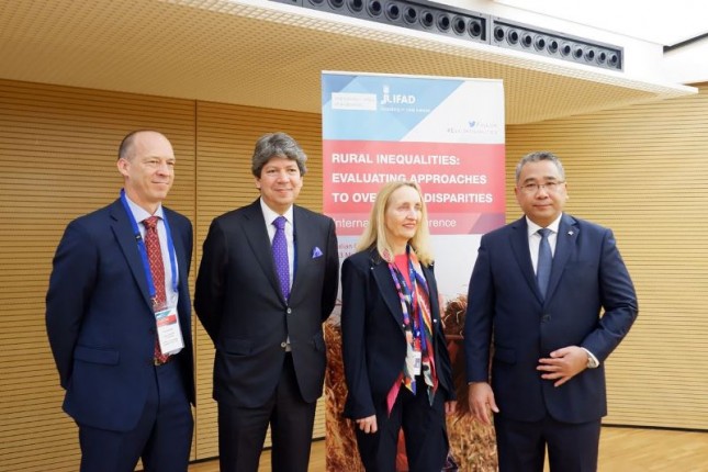 Forum Internasional IFAD oleh International Fund for Agricultural Development (IFAD) di Roma, Italia, Selasa (2/5).