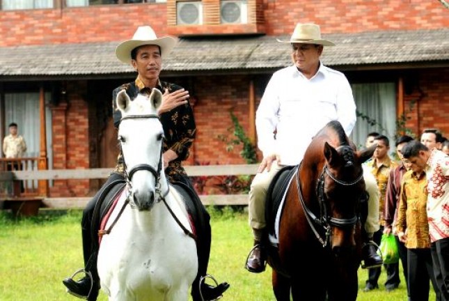Presiden Jokowi dan Ketum Gerindra Prabowo Subianto (Foto Setkab)