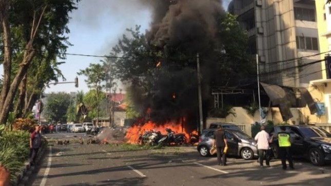 Bomb Location in Surabaya (Photo Dok Industry.co.id)