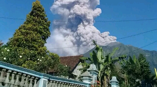 Kondisi gunung merapi