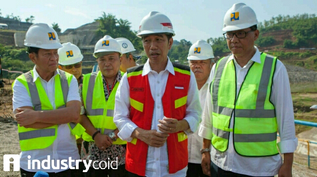 President Jokowi Review Development Progress of Kuningan Dam