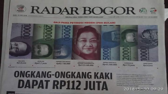 Ini Koran penyebab kantor Radar Bogor digeruduk