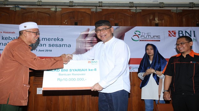 BNI Syariah menyantuni Yatim dan Duafa