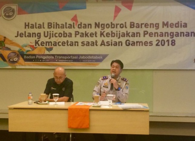 Badan Pengelola Transportasi Jabodetabek (BPTJ) bersama Dishub DKI Jakarta menyiapkan tiga paket kebijakan rekayasa lalu lintas untuk mendukung keberhasilan pelaksanaan Asian Games 18th di Jakarta.