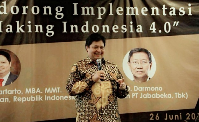 Minister Airlangga in Jababeka Industrial Estate Cikarang (dok INDUSTRY.co.id)