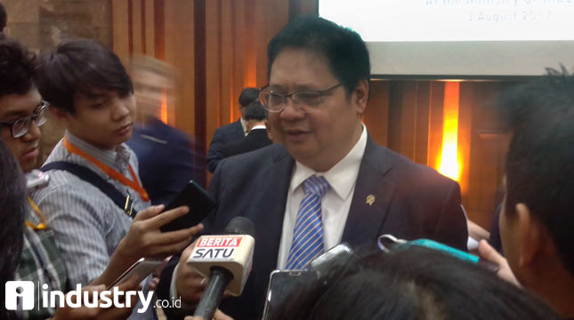 Minister of Industry Airlangga Hartarto